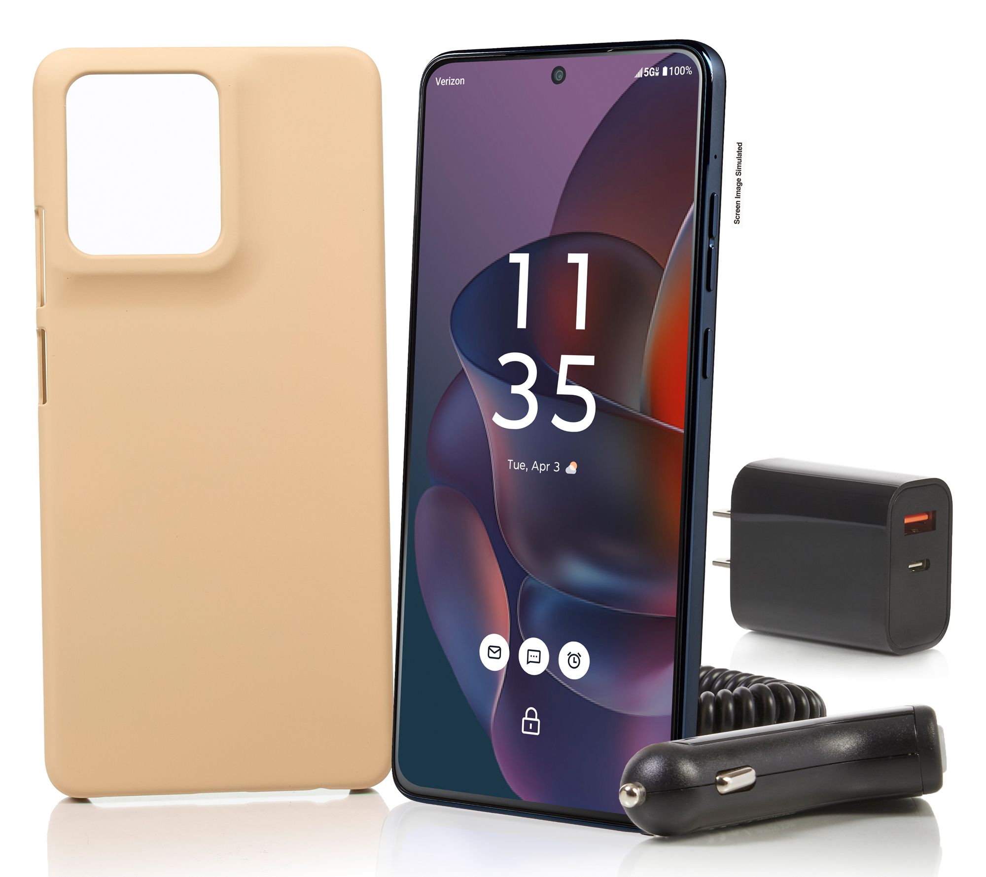 Tracfone Moto G Stylus 5G 2025 w/1 year 1500 1/5GB Talk/Text w/Accessories