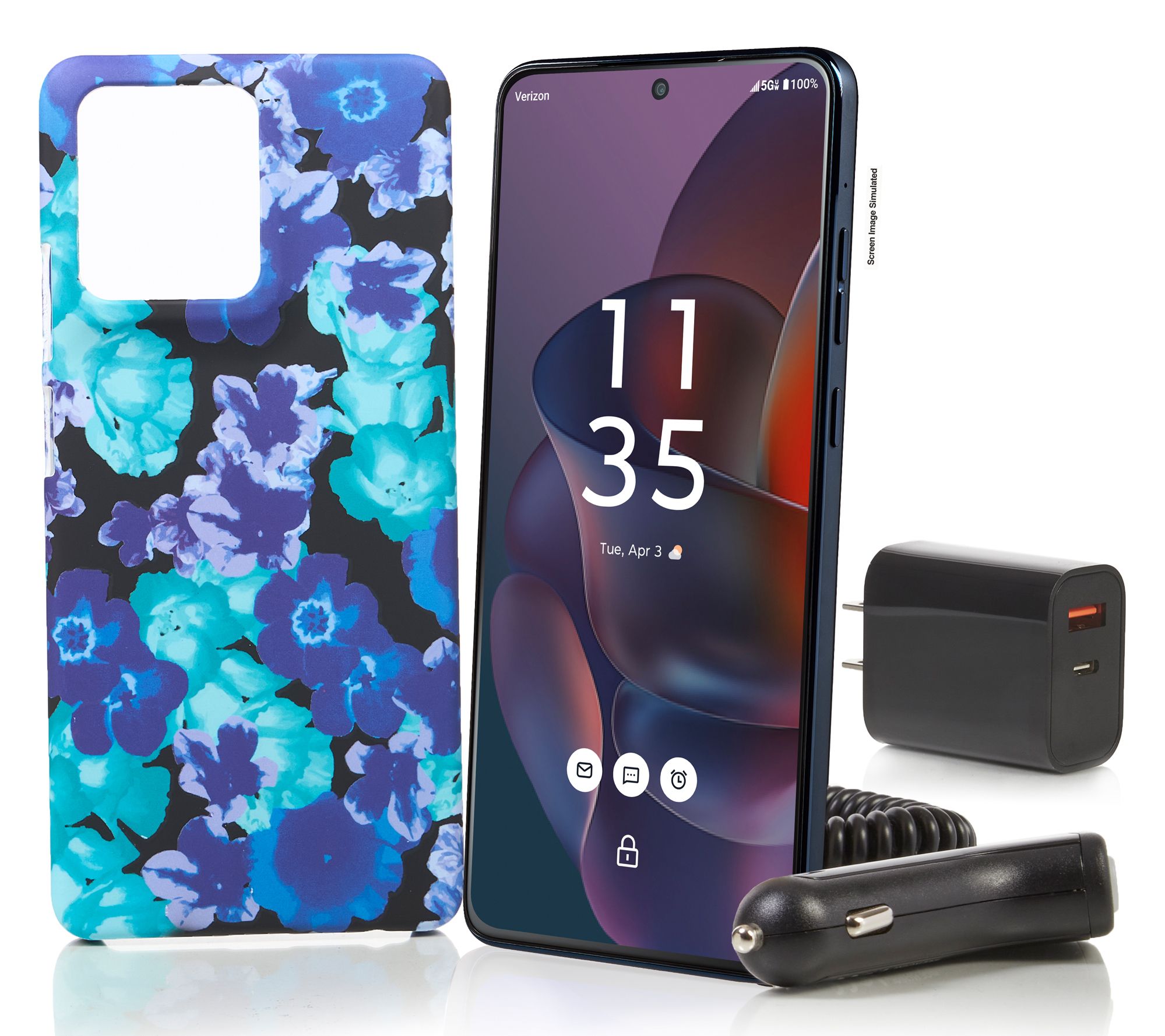 Tracfone Moto G Stylus 5G 2025 w/1 year 1500 1/5GB Talk/Text w/Accessories