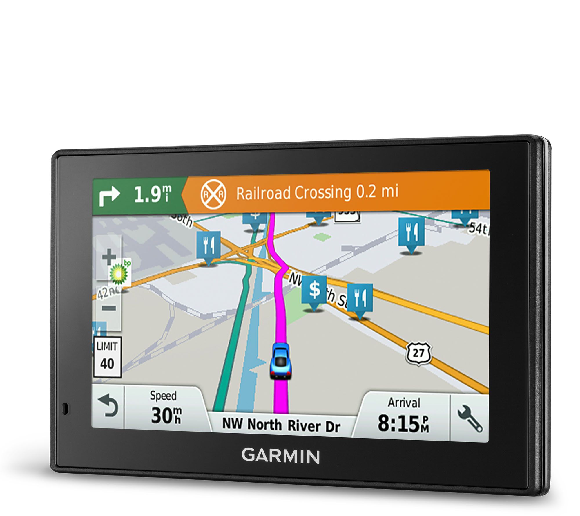 (QVC) QVC2 Garmin DriveSmart 51 LMTS GPS with Lifetime Maps and