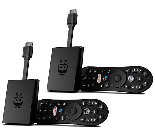 TiVo Stream 4K Set of 2 Media Streamers with Voice Remotes
