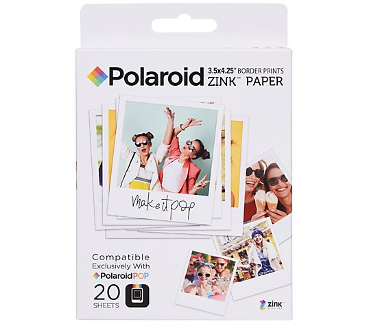Polaroid ZINK 3x4 Photo Paper 20-Pack