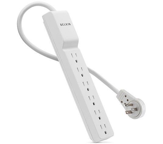 Belkin 6-Outlet Surge Protector with Rotating Plug - 8' Cord