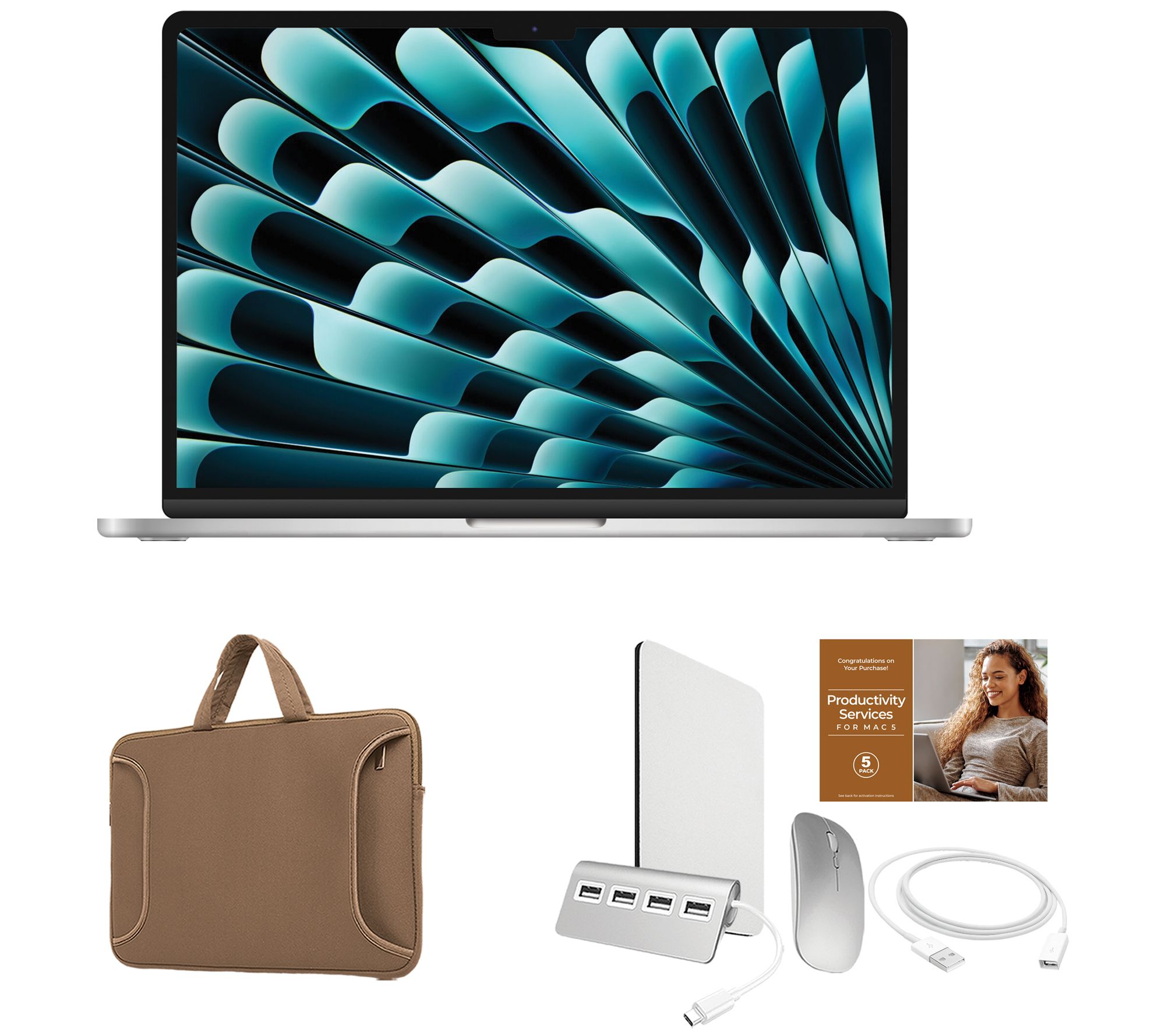 Apple MacBook Air 15" Laptop, M2 Chip, 256GB w/Accessories