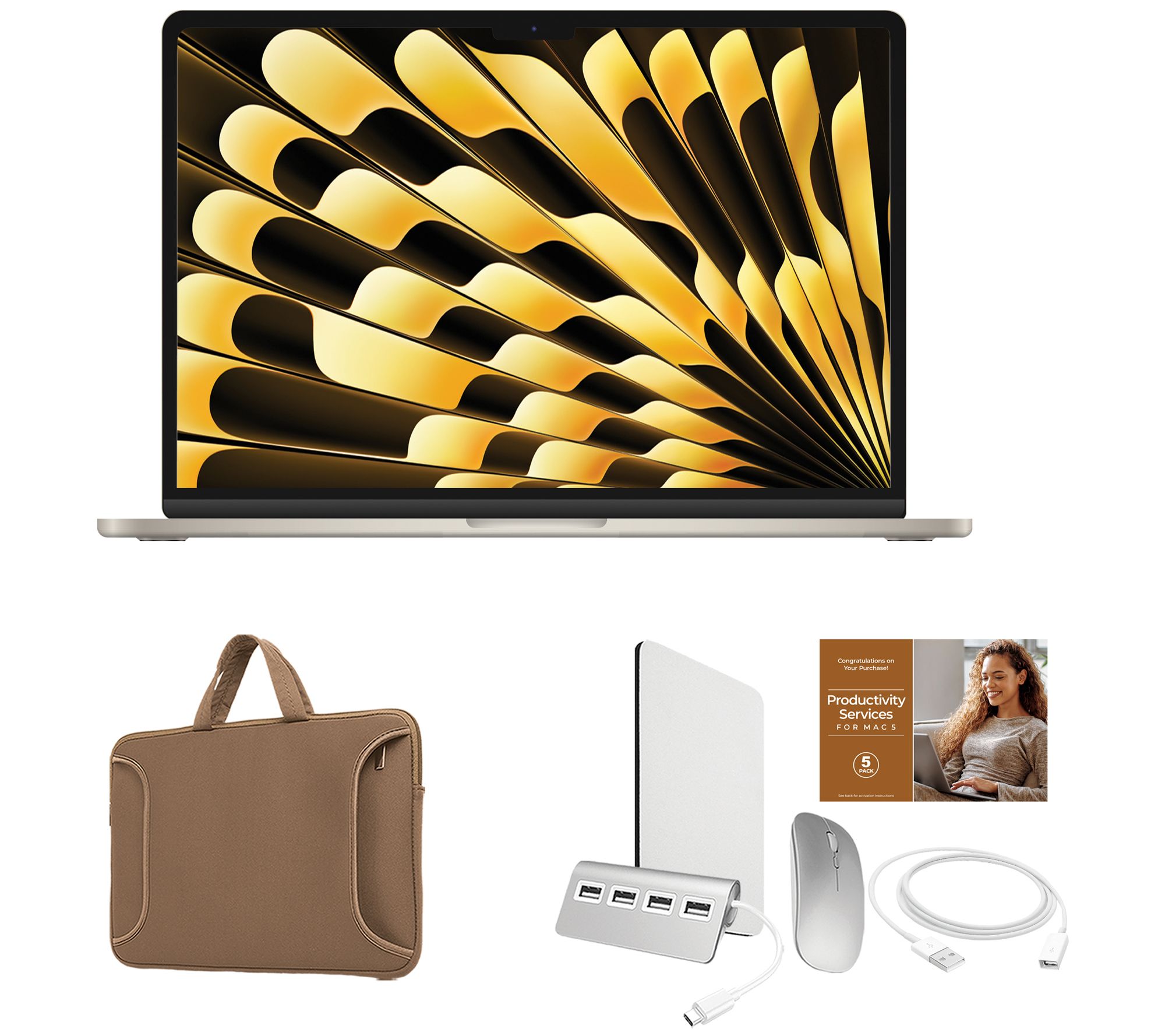 Apple MacBook Air 15" Laptop, M2 Chip, 256GB w/Accessories