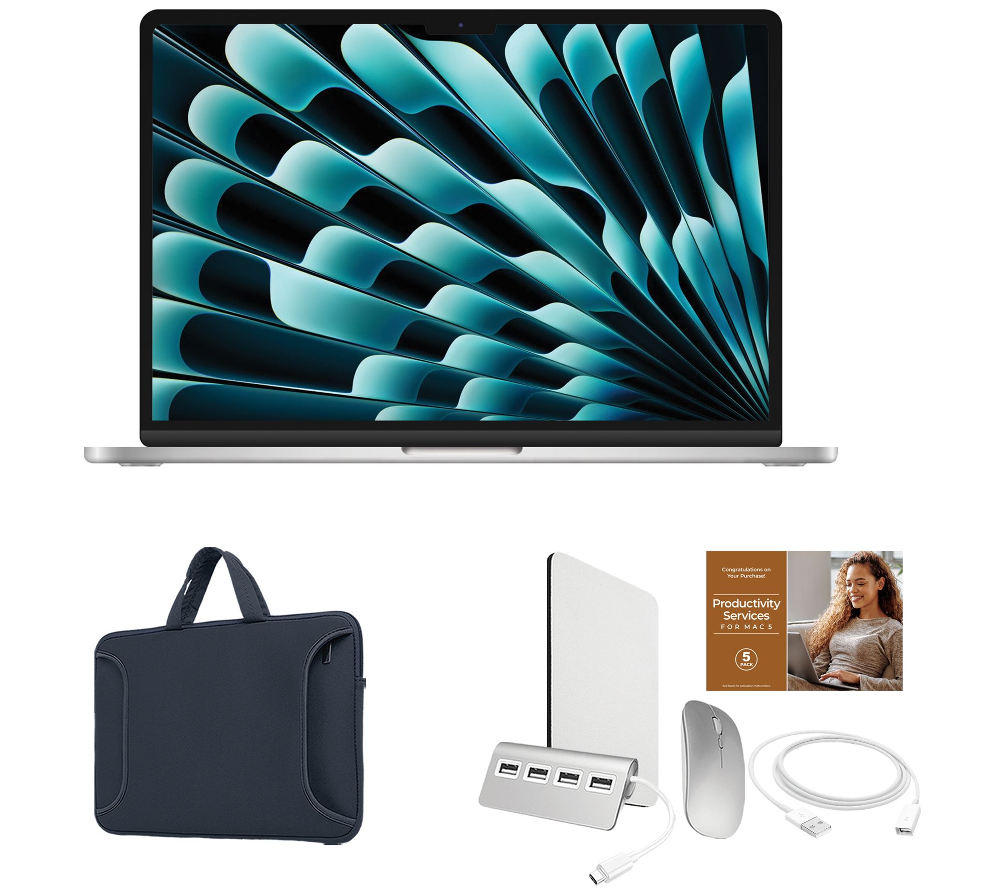 Apple MacBook Air 15" Laptop, M2 Chip, 256GB w/Accessories