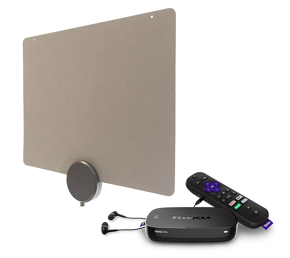  Roku Ultra Media Streamer and Mohu Releaf 30-Mile Antenna - E233463