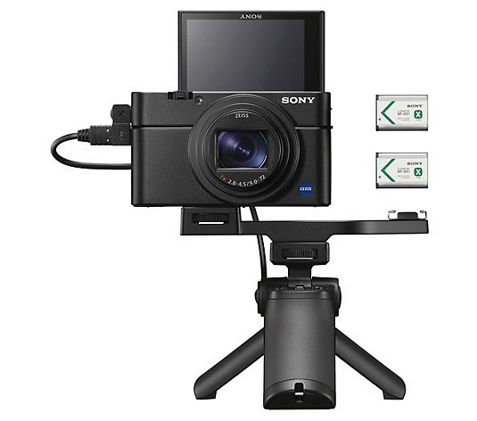 Sony Cyber-Shot RX100 VII Camera w/ Shooting Grip Kit Bundle