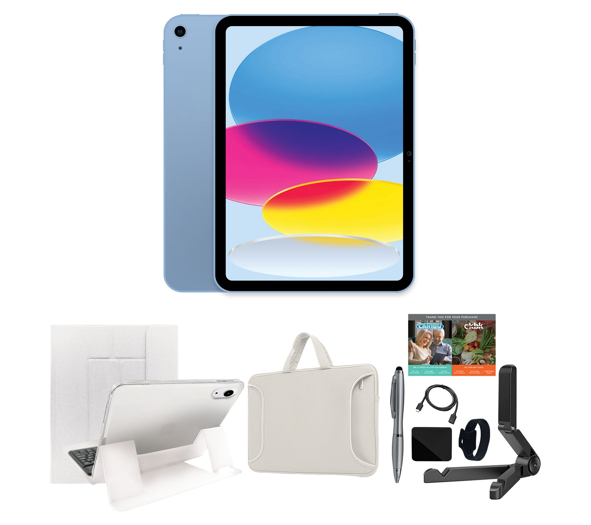 Apple iPad 10.9" 10th Gen 64GB Wi-Fi Bundle