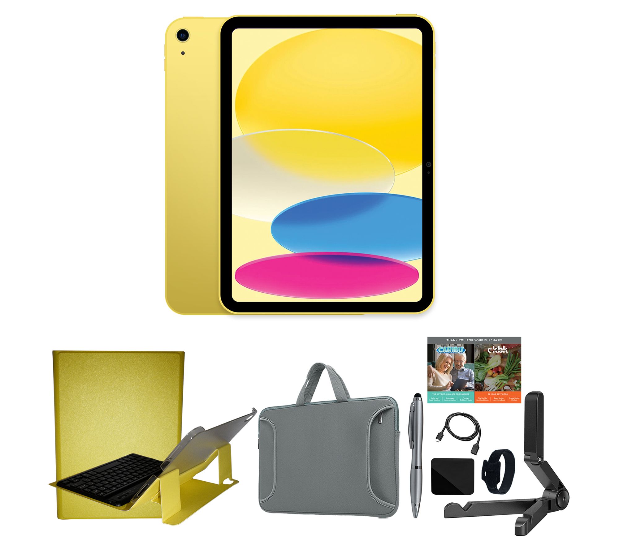 Apple iPad 10.9" 10th Gen 64GB Wi-Fi Bundle