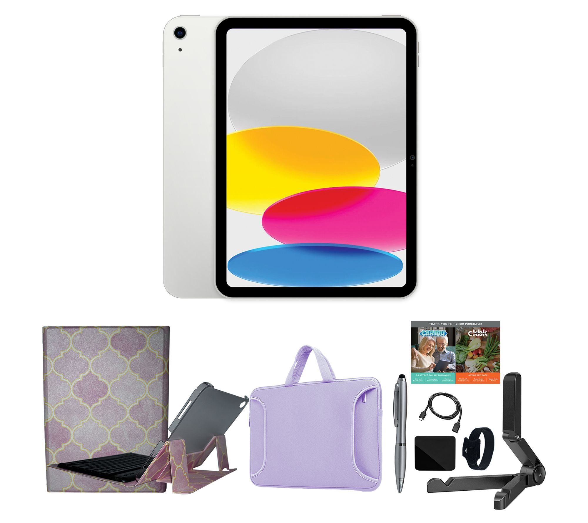 Apple iPad 10.9" 10th Gen 64GB Wi-Fi Bundle