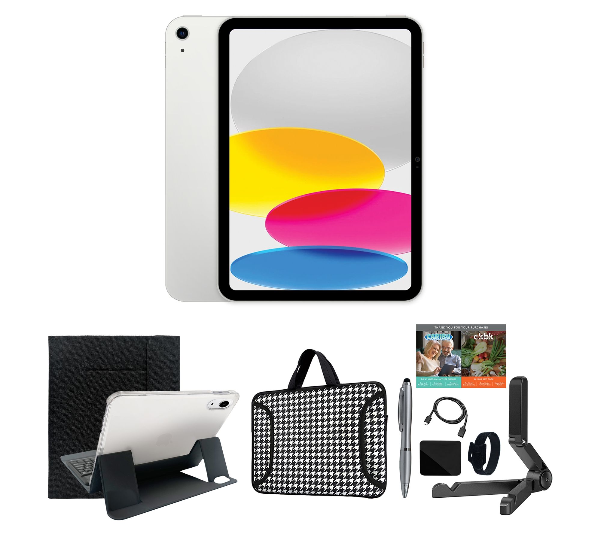 Apple iPad 10.9" 10th Gen 64GB Wi-Fi Bundle