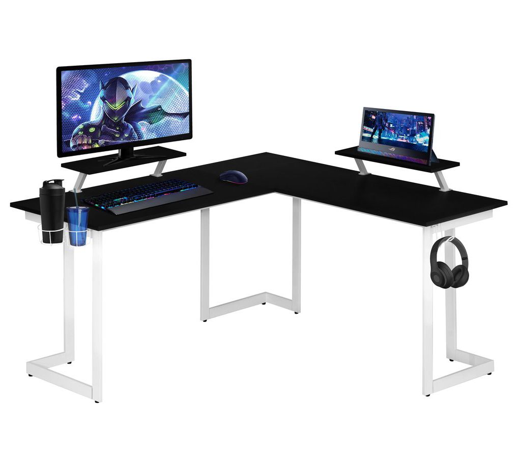  Techni Sport Gaming Desk - Two-Way Computer Desk with