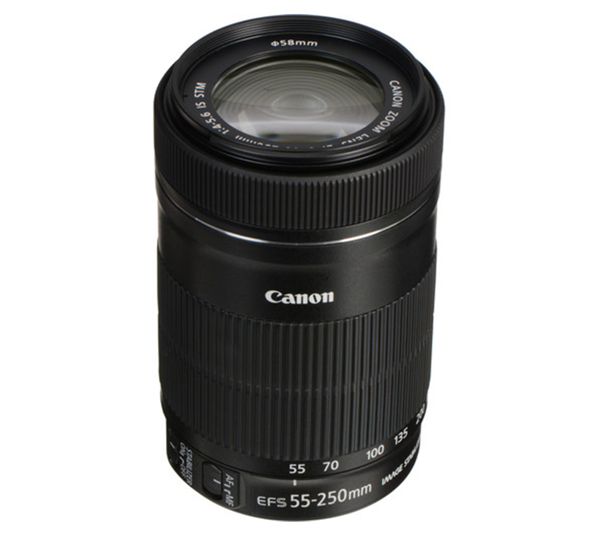 Canon EF-S 55-250mm F/4-5.6 IS STM Lens - QVC.com