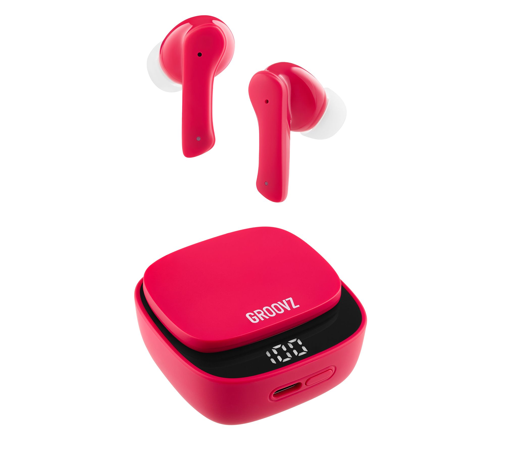 Groovz True Wireless Earbuds with Charging Case