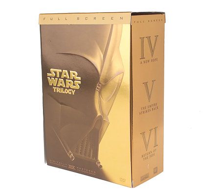 verdediging Toeschouwer Vooraf Star Wars Trilogy DVDs Gold Box Set - QVC.com