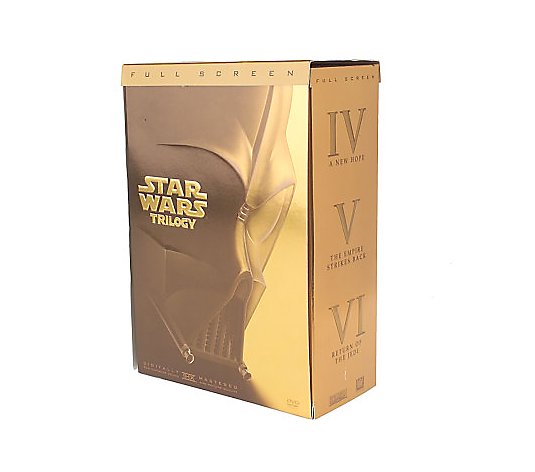 Star Wars Trilogy DVDs Gold Box