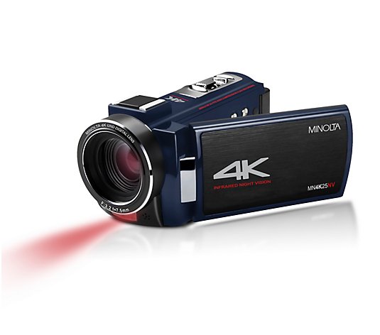 Minolta MN4K25NV 4K Ultra HD Camcorder w/ SD Card & Voucher