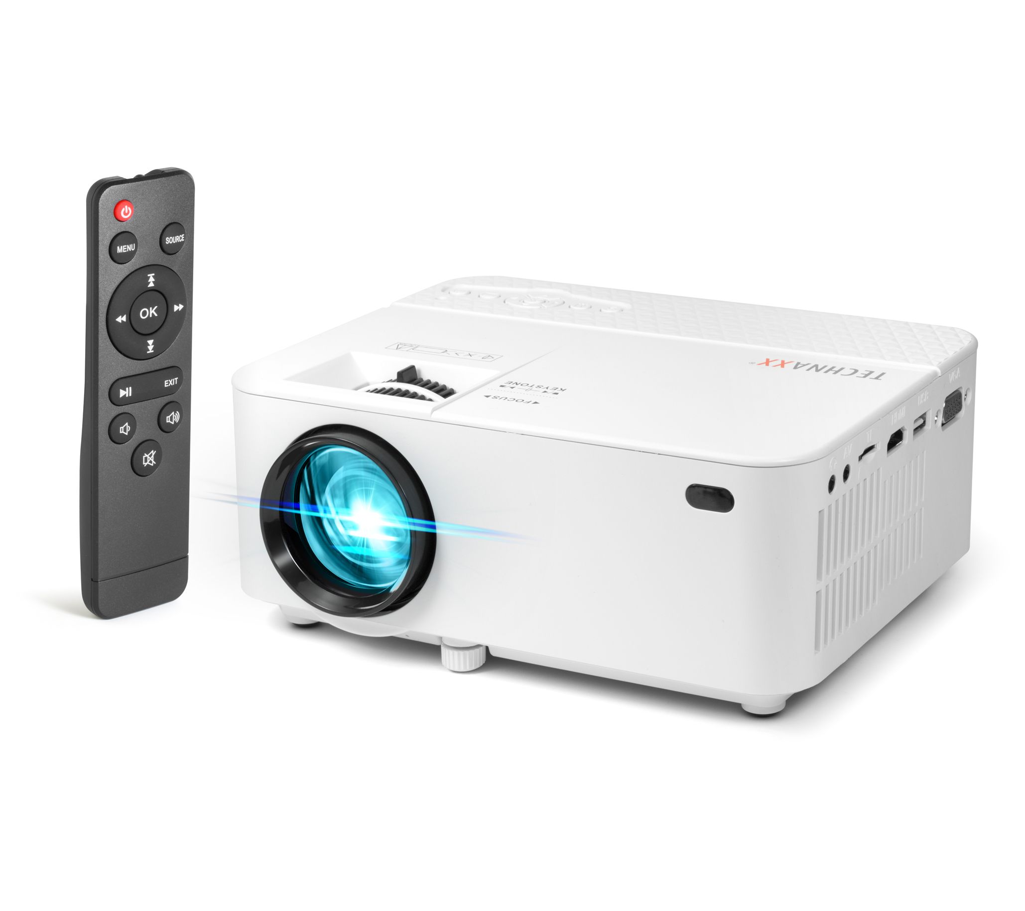 Technaxx TX-113 Mini LED Projector Multimedia Player - QVC.com