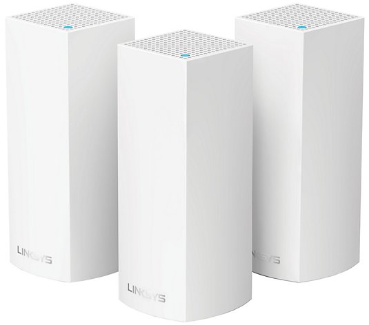 Linksys Velop Whole Home Mesh Wi-Fi Tri-Band System Set of 3