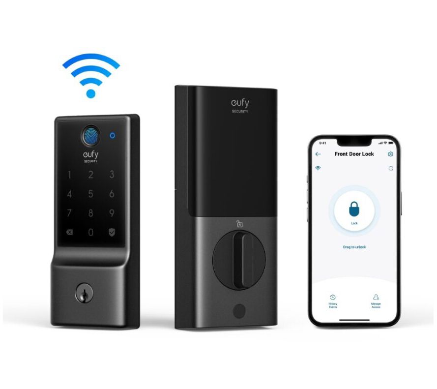 eufy C220 Smart Door Lock with Fingerprint andKeyless Entry