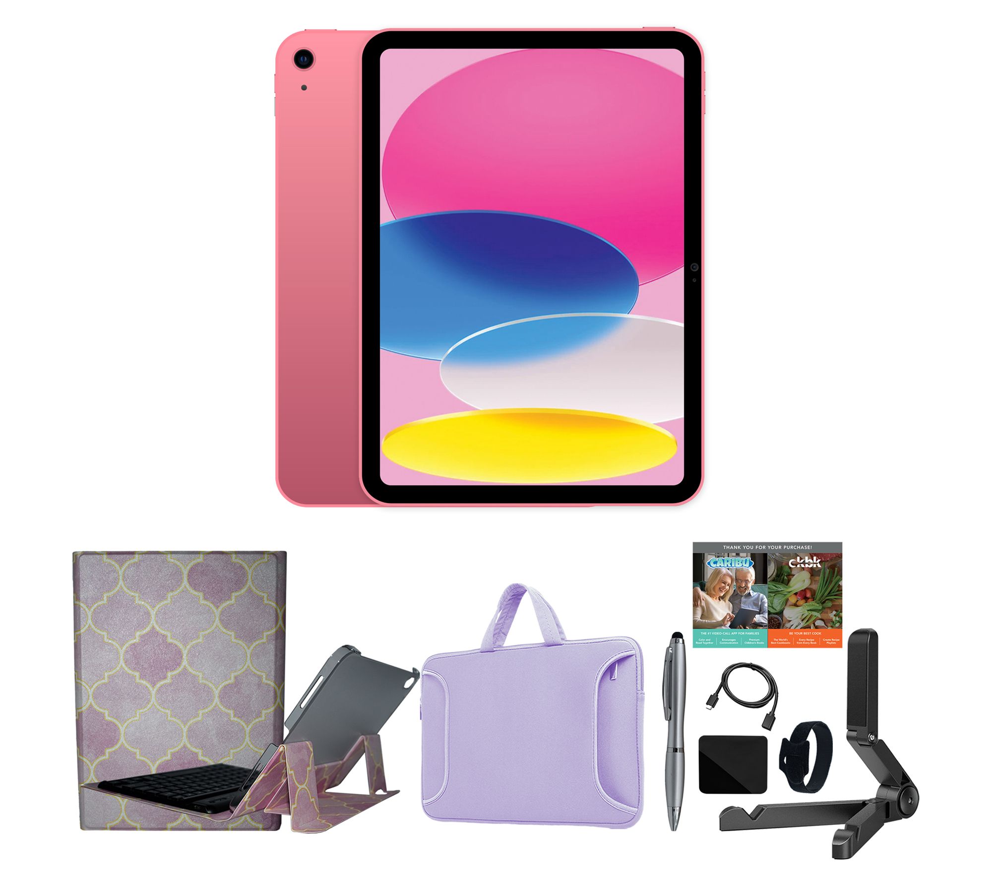 Apple iPad 10.9" 10th Gen 256GB Wi-Fi Bundle