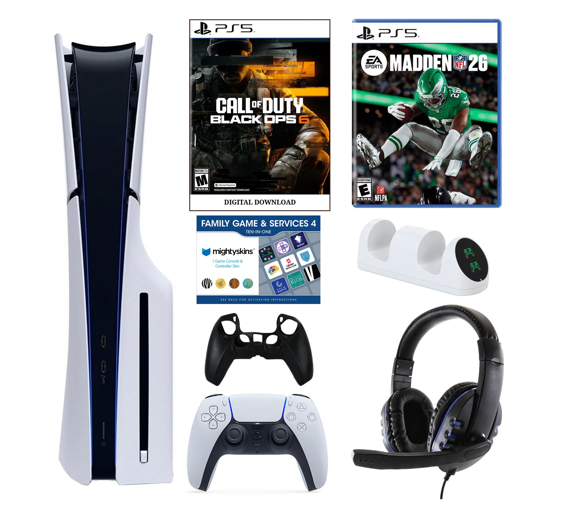 PS5 Disc 1TB Console with Madden 26 and Call ofDuty Bundle