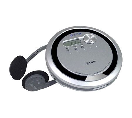 GPX CDP4504DT Portable CD Player with FM StereoRadio - QVC.com