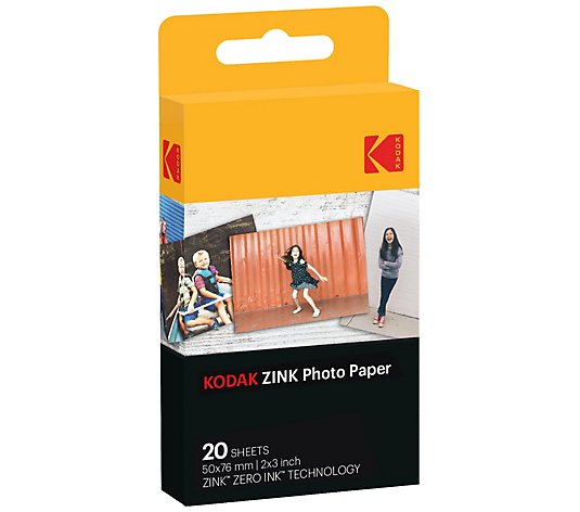 KODAK ZINK 2x3 Photo Paper 20-Pack
