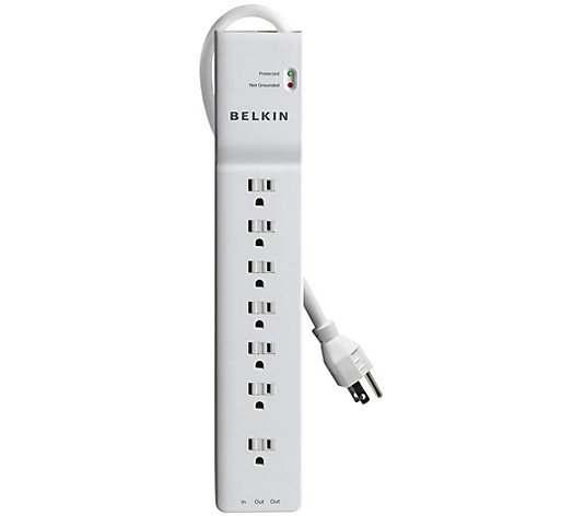 Belkin 7-Outlet Home/Office Surge Protector - 6' Cord