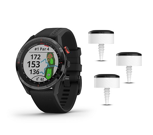 Garmin Approach S62 GPS Golf Watch Bundle withCT10 Sensors