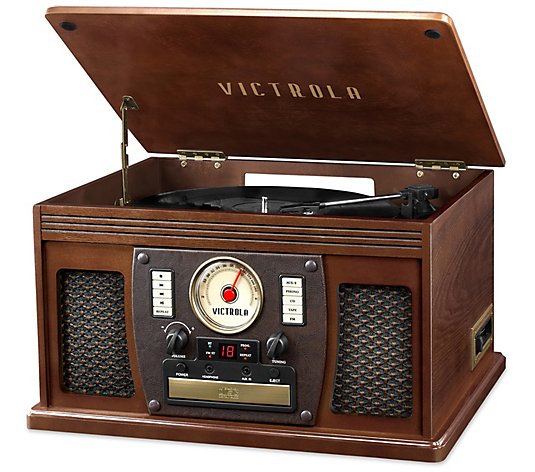 Victrola 7-in-1 Sherwood Bluetooth Recordable Record Player