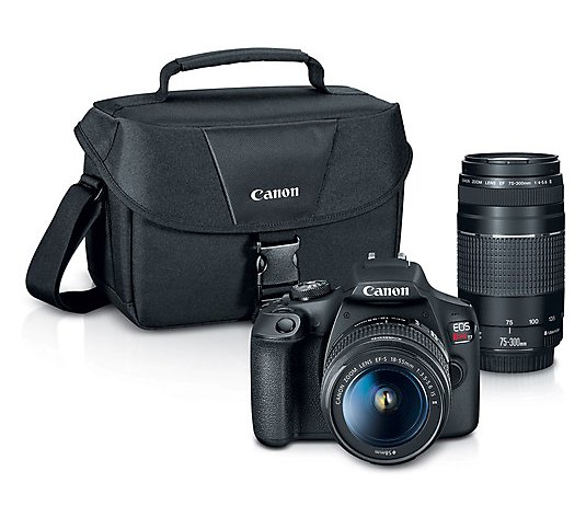 Canon EOS Rebel T7 Camera w/ Lens Bag & Cleanin g Kit