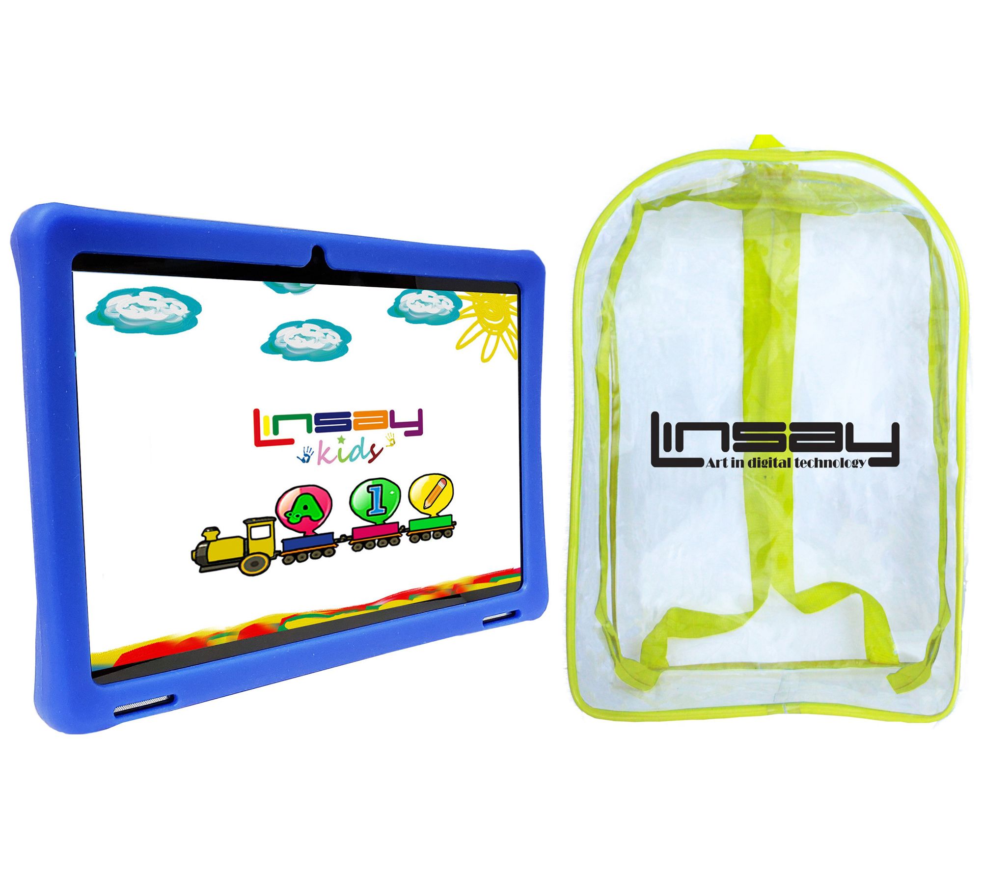 LINSAY Tab Octa Core Kids 128GB w/ Back Pack