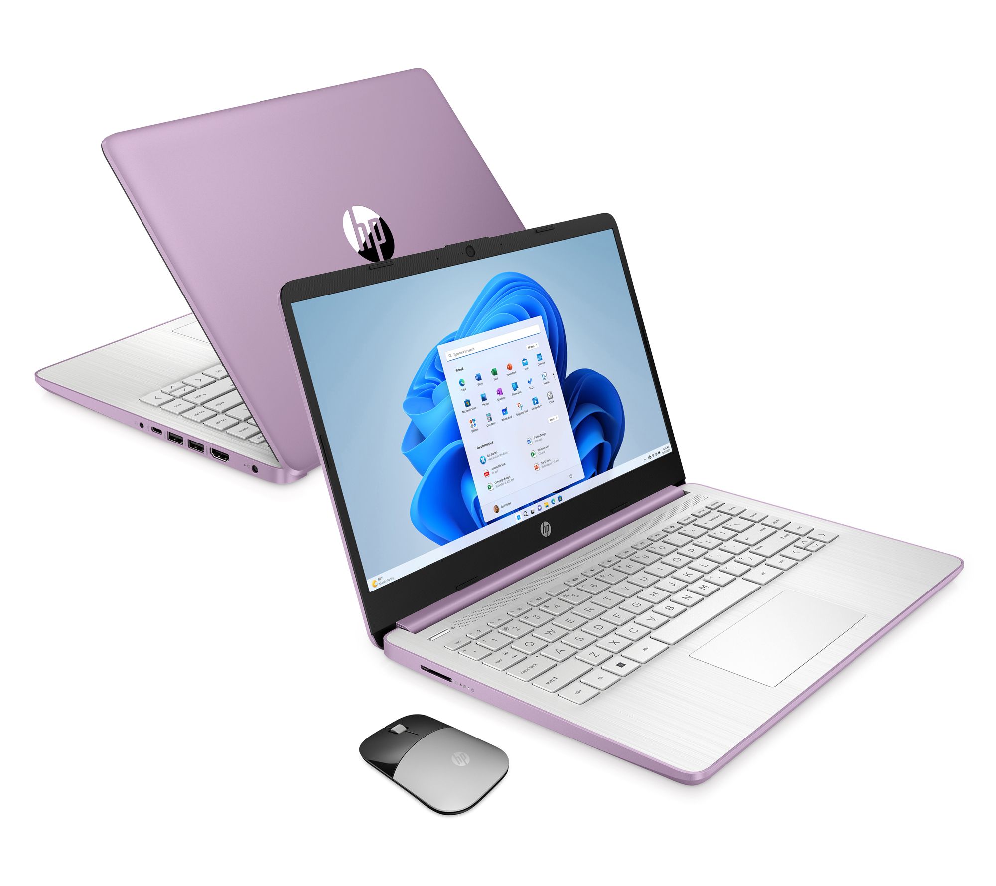 HP 14" Intel Touch Laptop 4GB 64GB SSD with MS365, Mouse & Voucher
