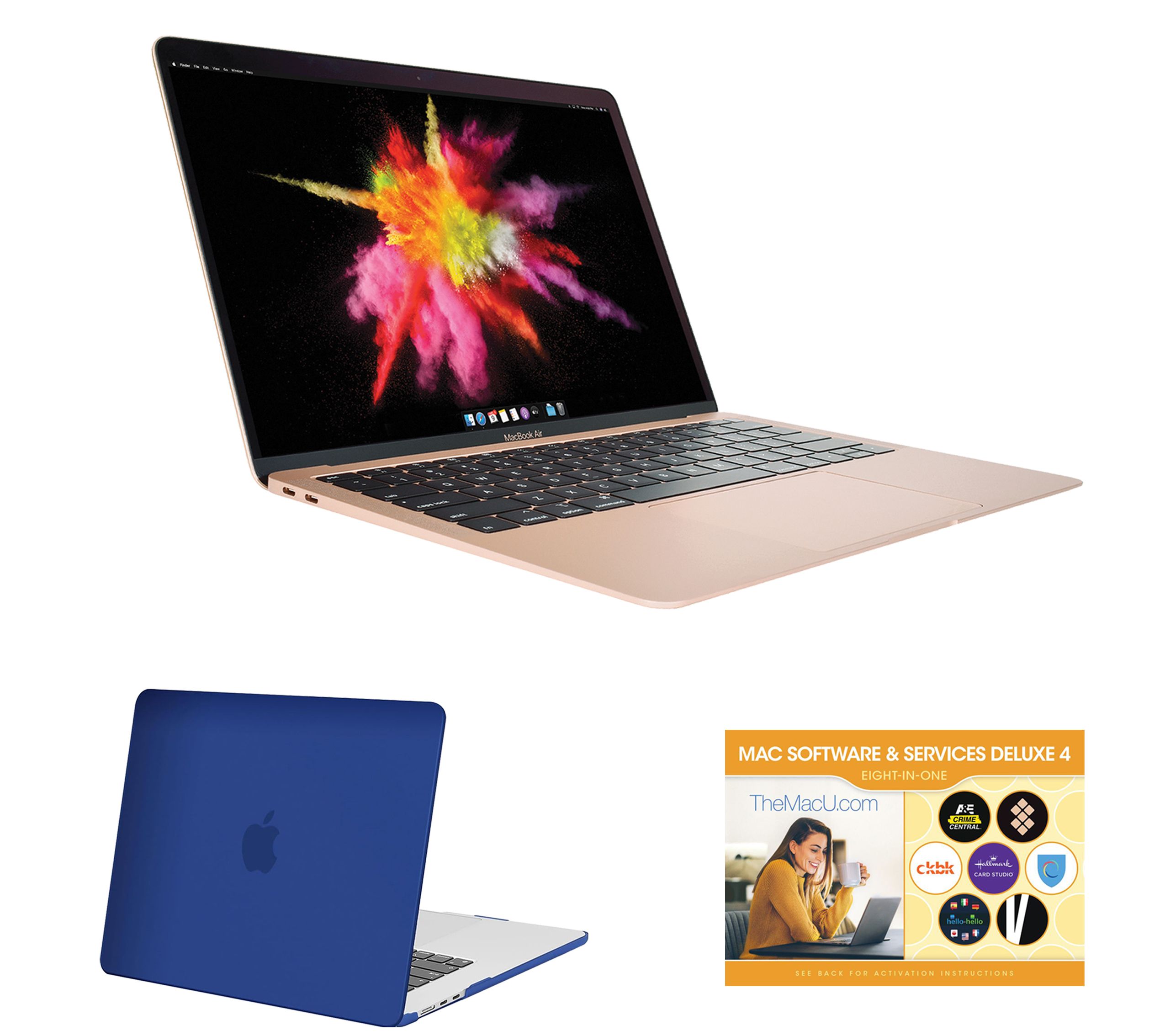 Apple MacBook Air 13" M1 Laptop 256GB w/ Clip Case and Voucher
