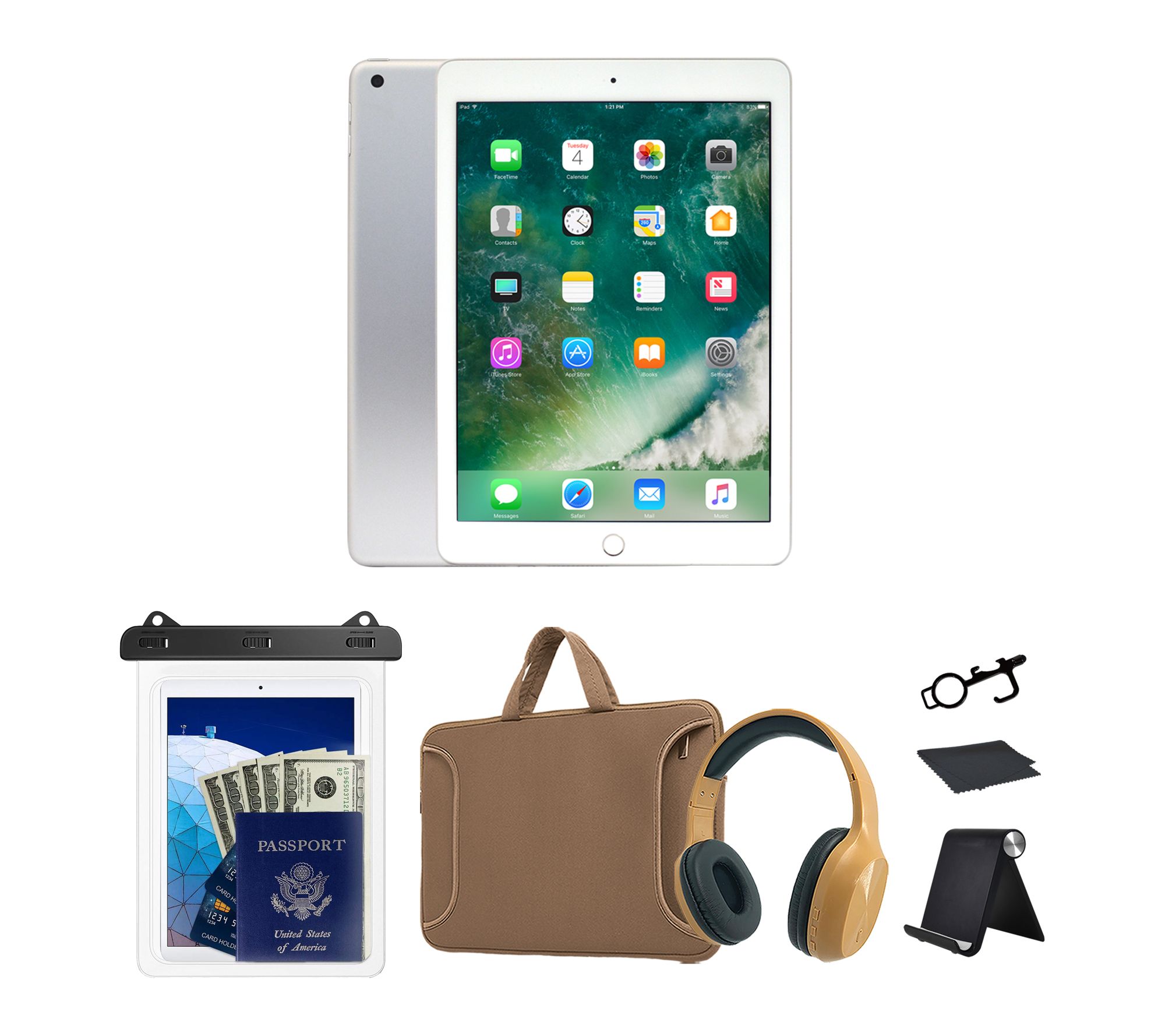  Refurbished 2018 Apple iPad 9.7" 128GB Wifi Bundle 3