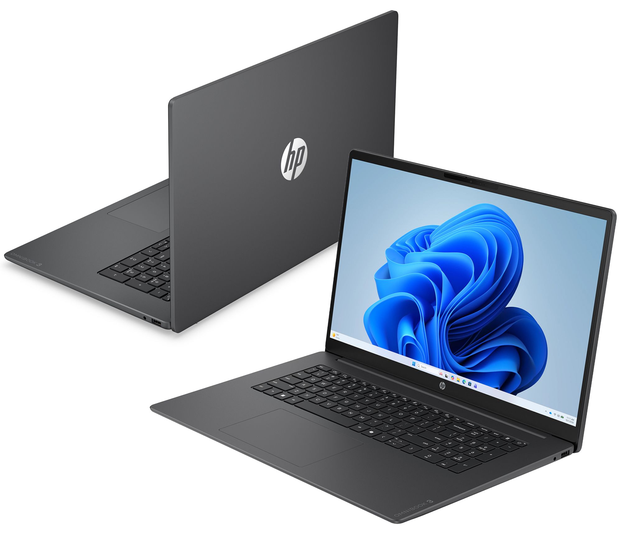 HP 17" Touch OmniBook 3 N150 128GB SSD Laptop with MS365 & Voucher