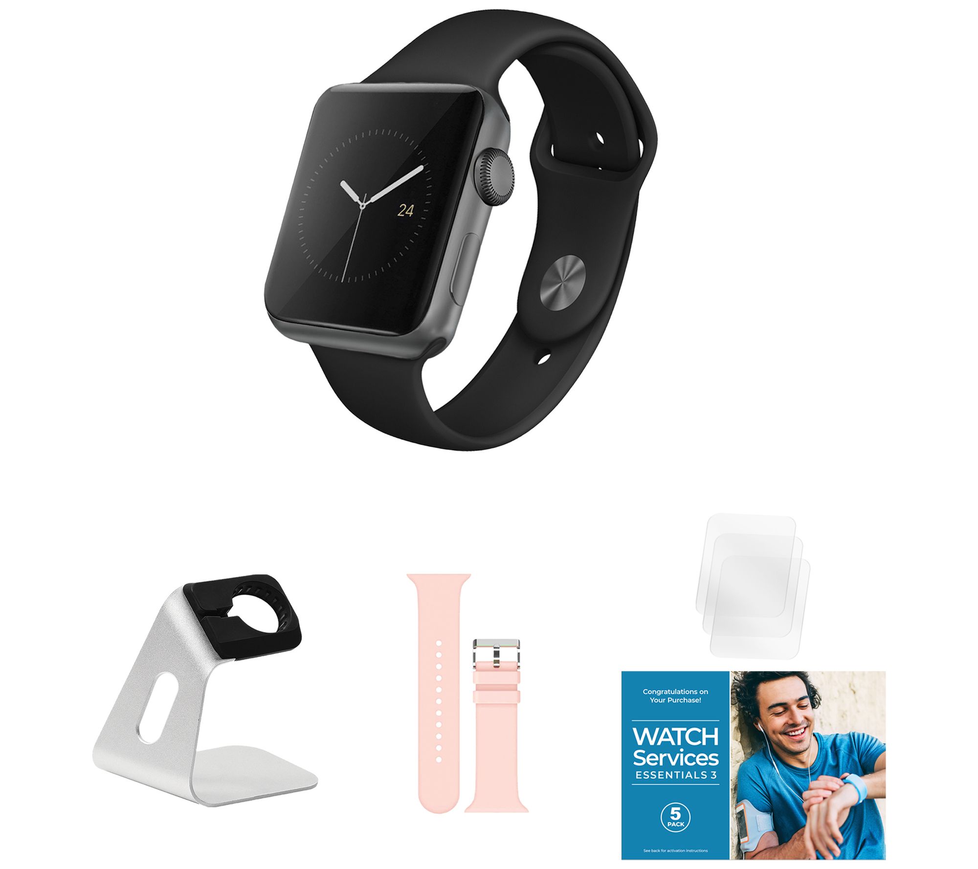 Apple Watch Series 3 38mm GPS Smartwatch with Accessories
