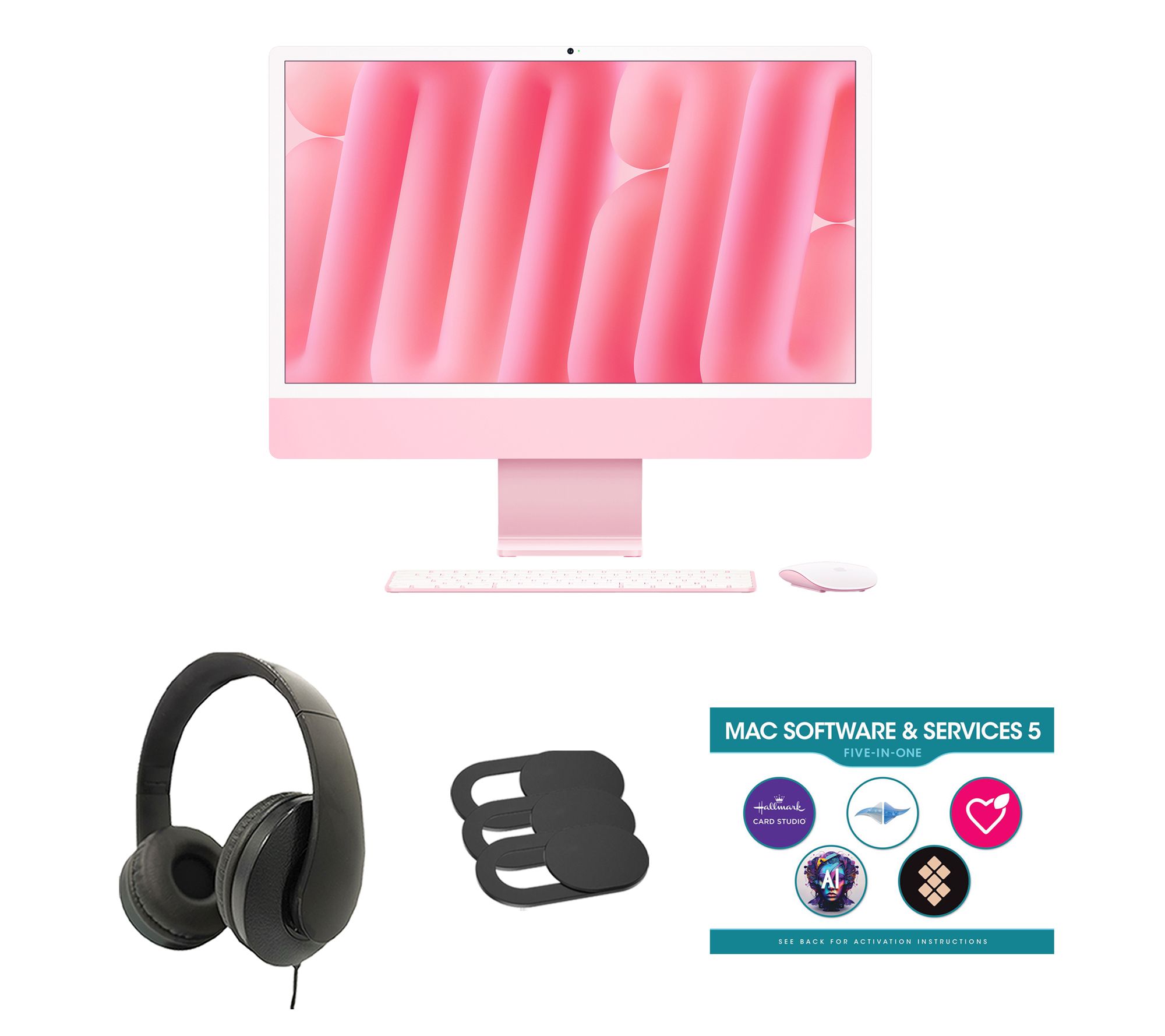 Apple iMac 24" M4 8-Core CPU 8-Core GPU 256GB 16GB Bundle