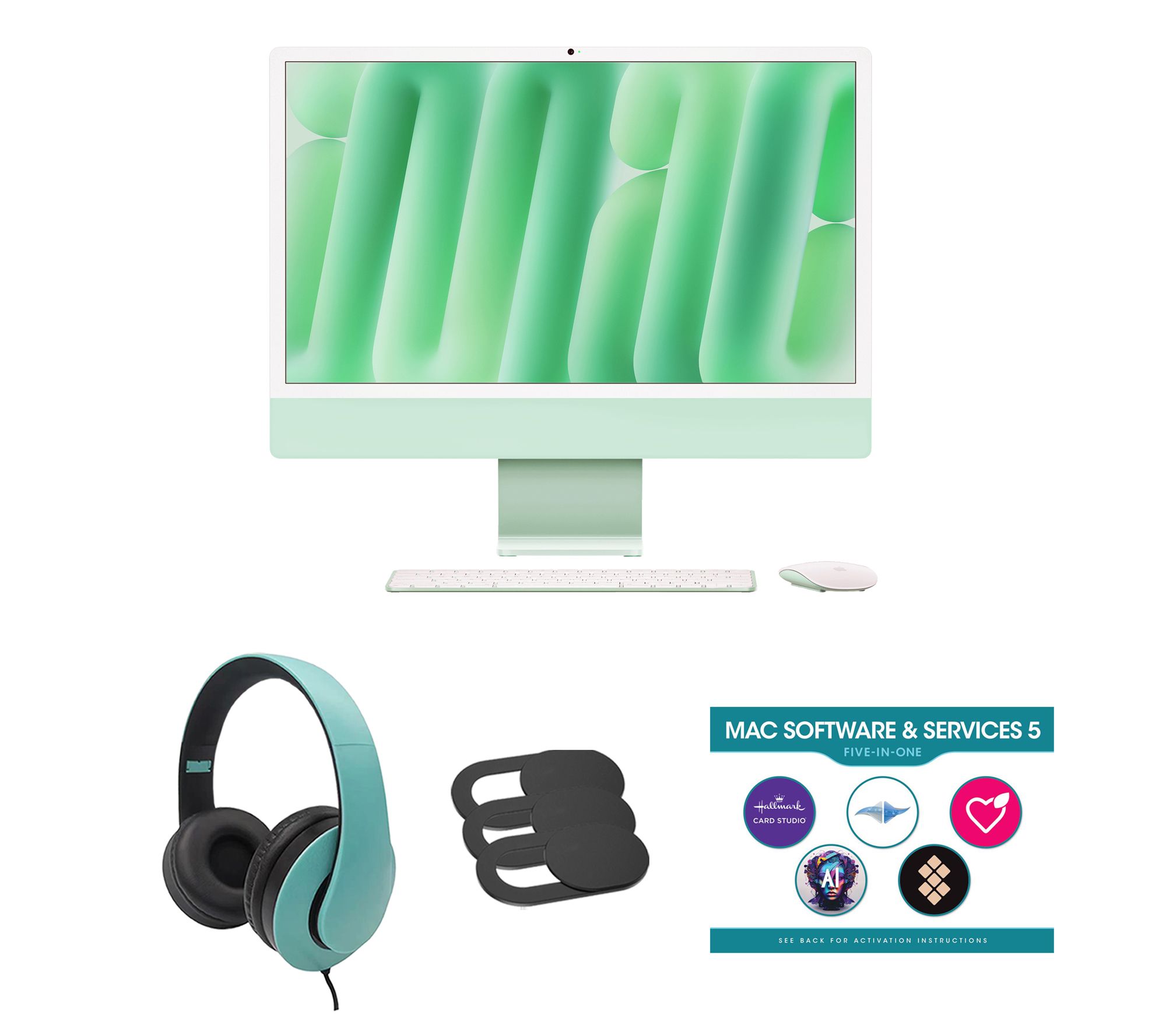 Apple iMac 24" M4 8-Core CPU 8-Core GPU 256GB 16GB Bundle