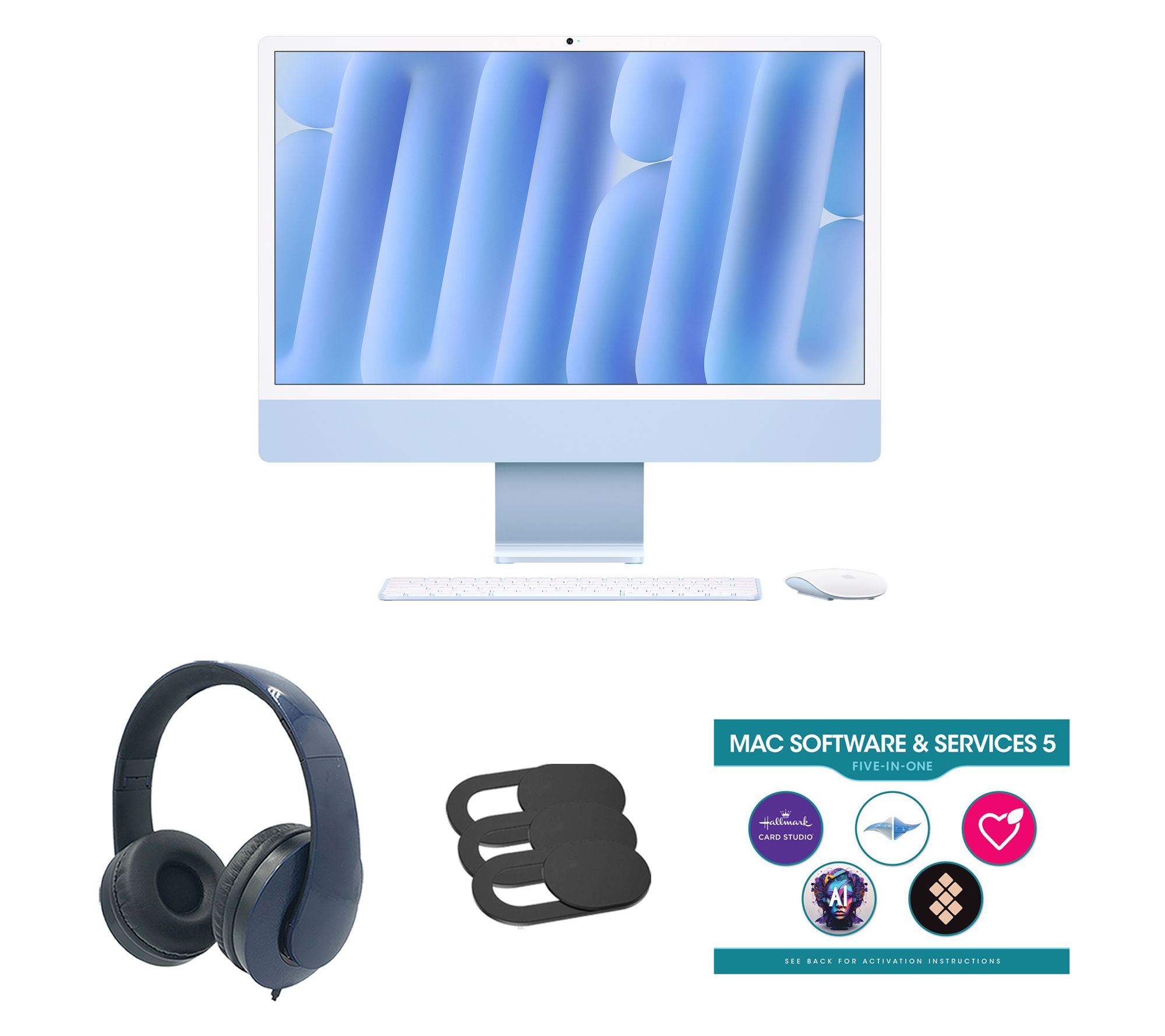 Apple iMac 24" M4 8-Core CPU 8-Core GPU 256GB 16GB Bundle