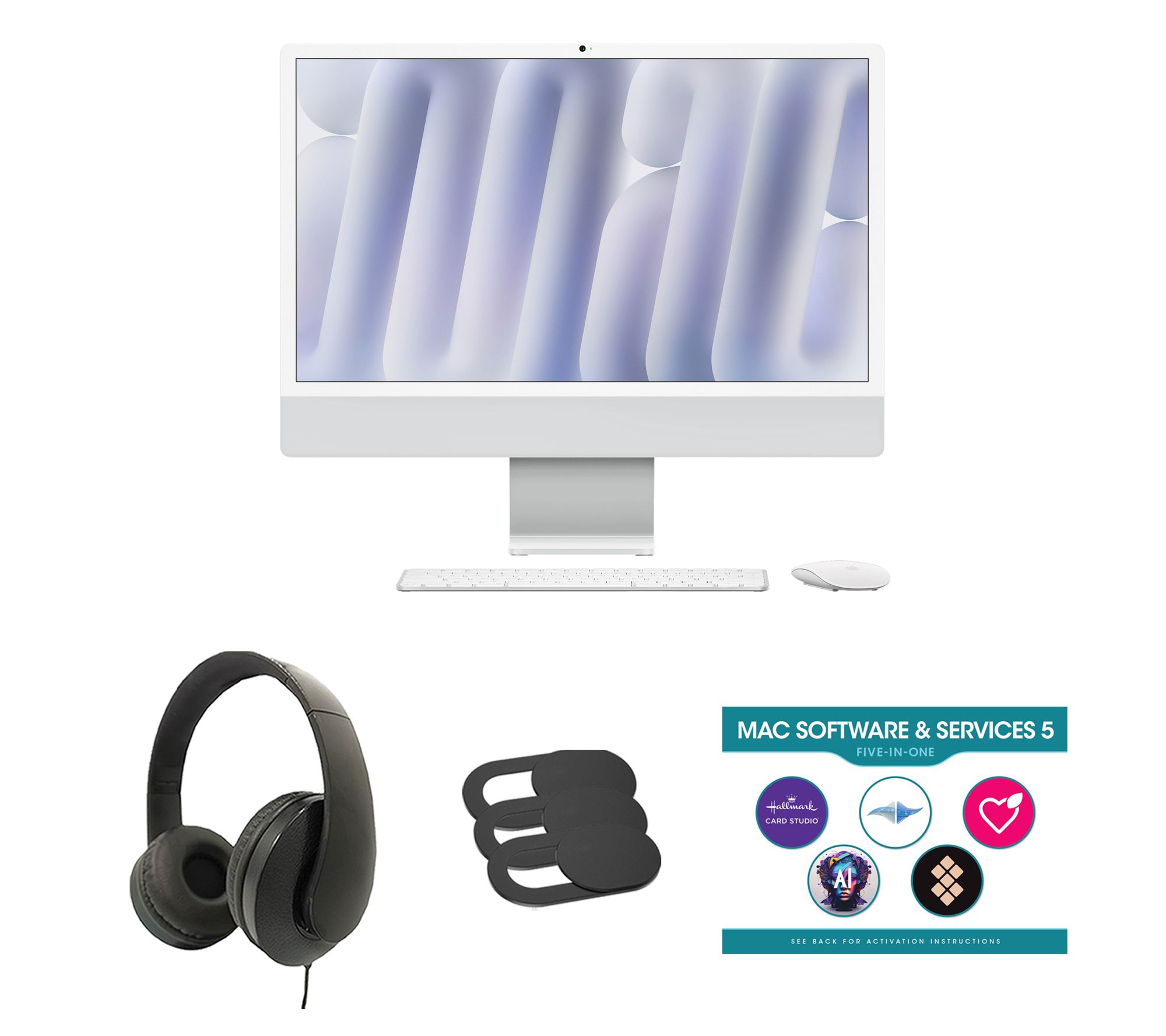 Apple iMac 24" M4 8-Core CPU 8-Core GPU 256GB 16GB Bundle