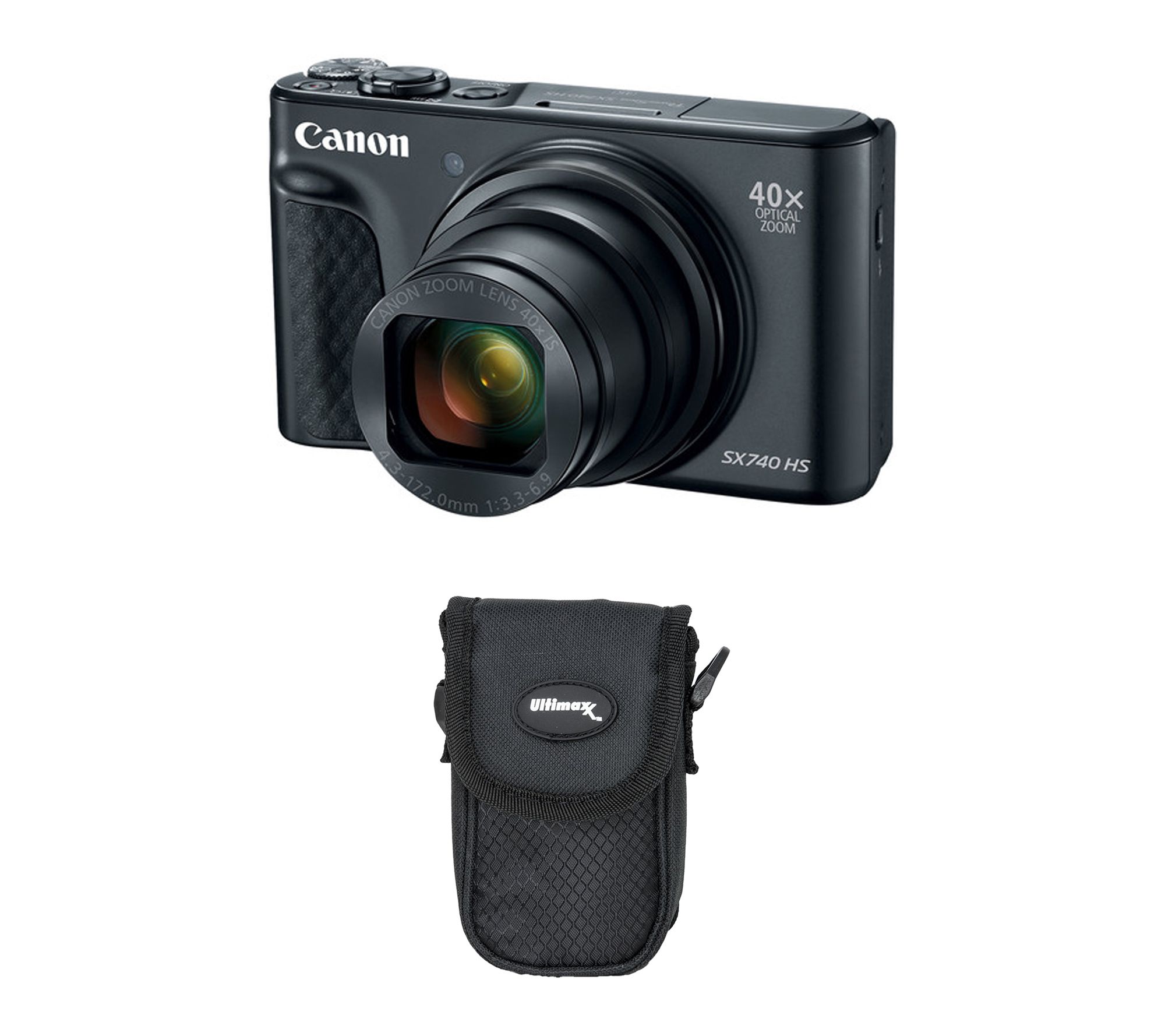Canon PowerShot SX740 HS Digital Camera Bundle