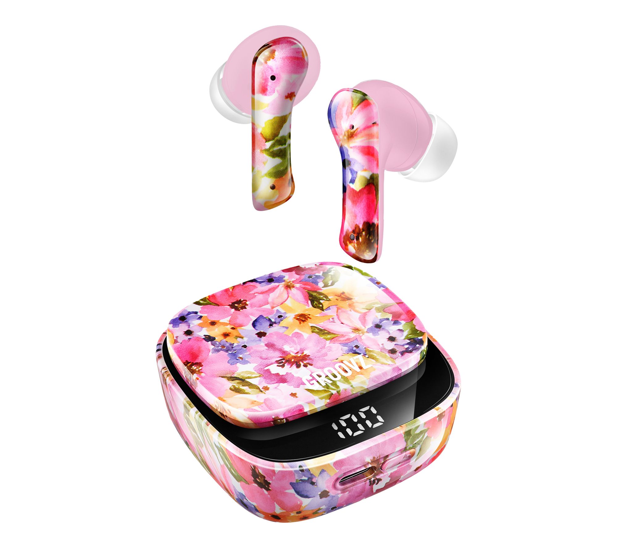 Groovz True Wireless Earbuds with Charging Case