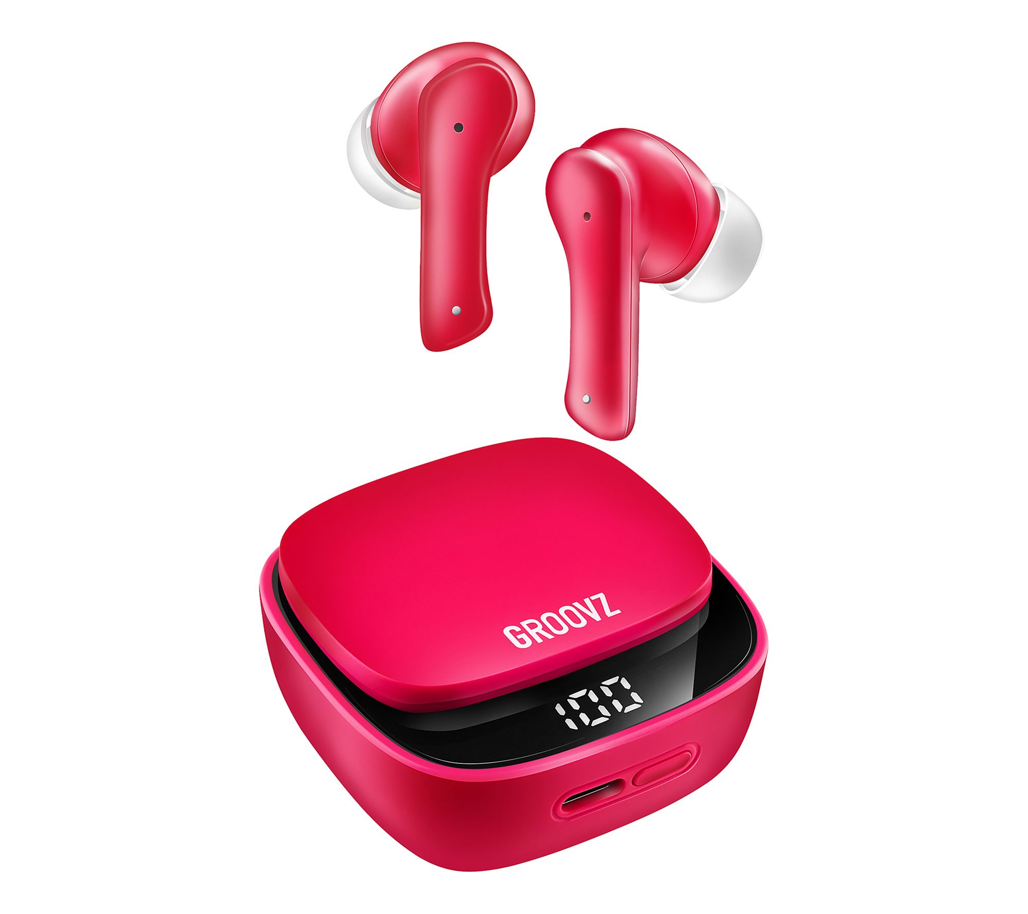 Groovz True Wireless Earbuds with Charging Case