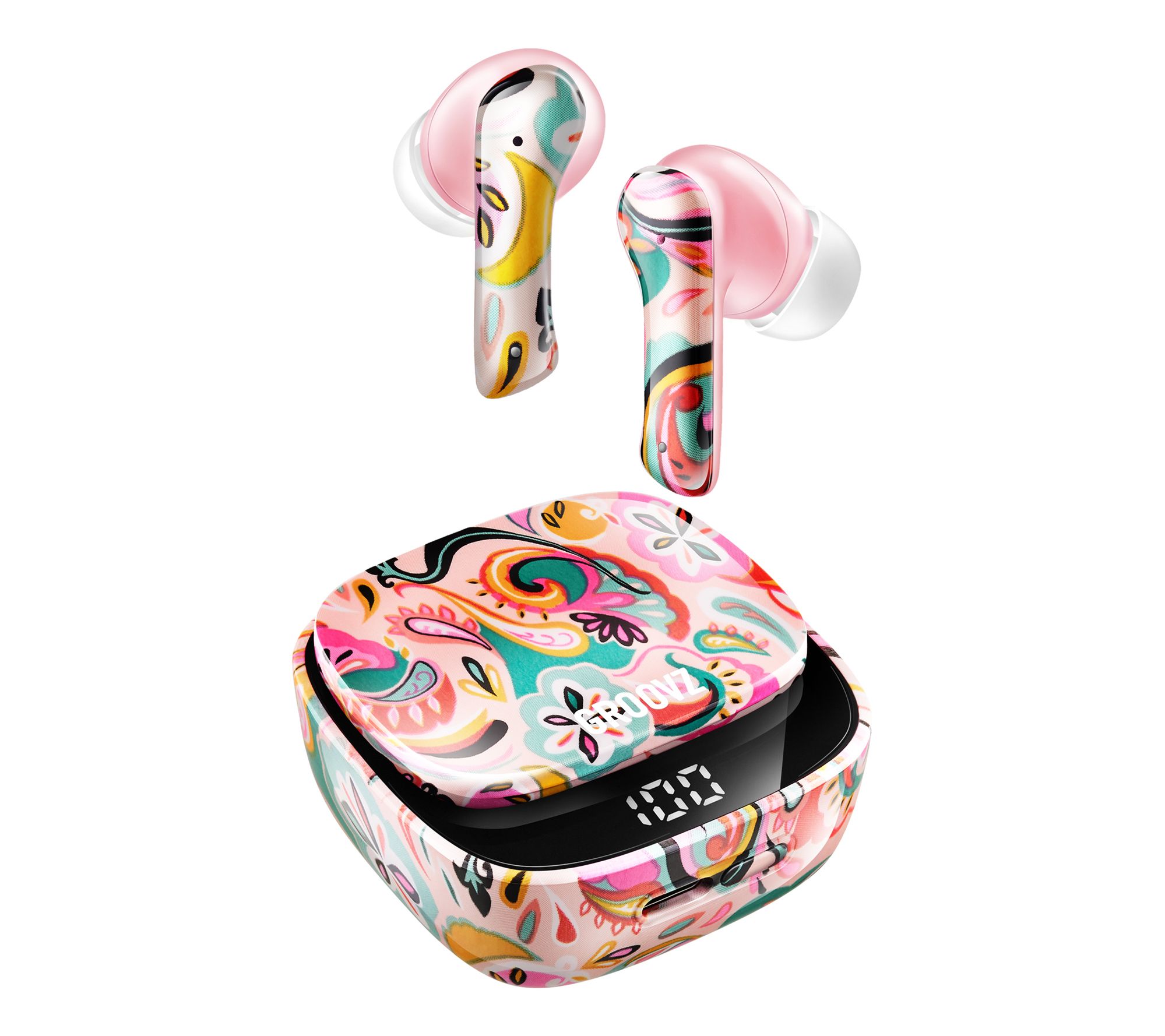 Groovz True Wireless Earbuds with Charging Case