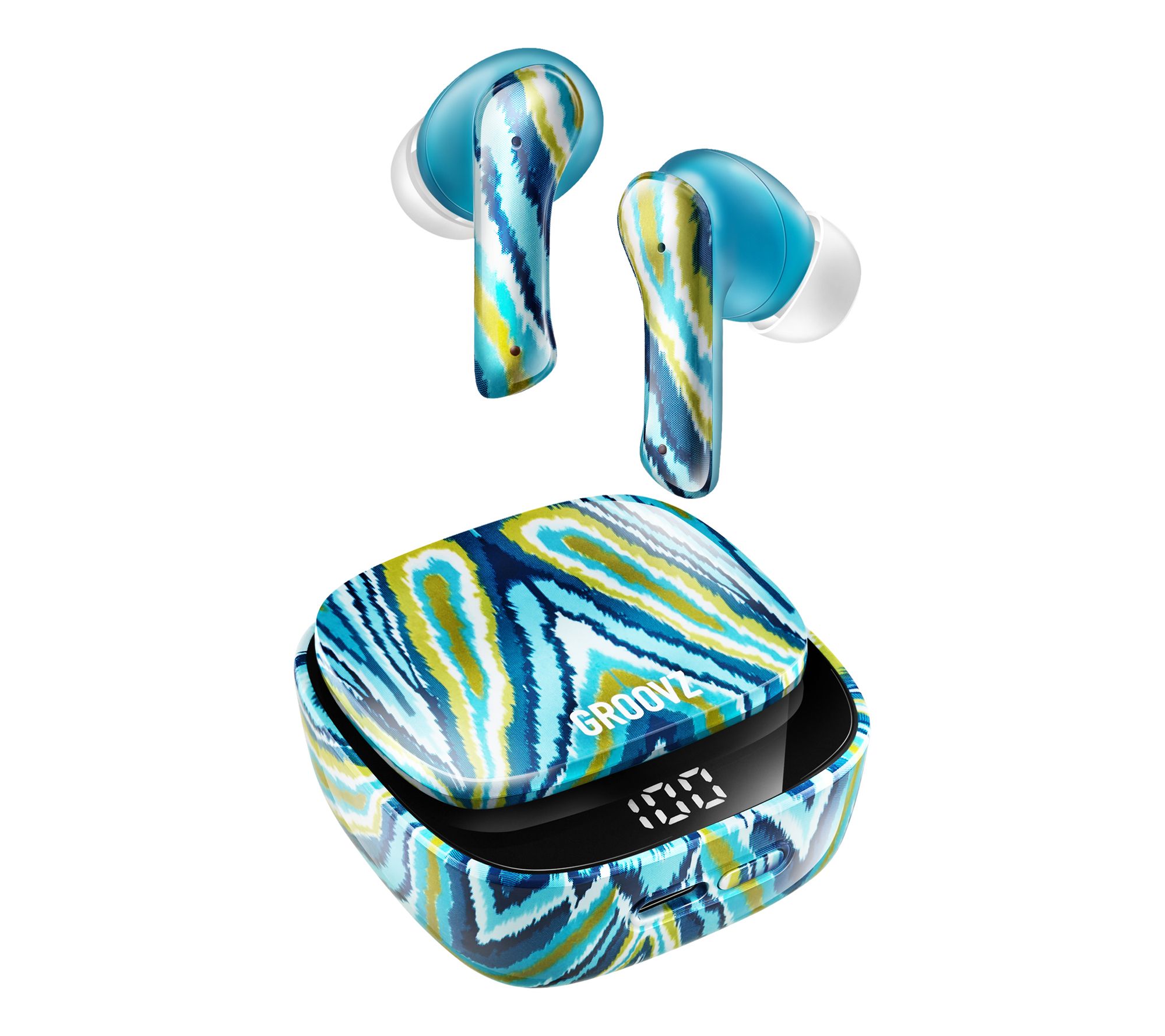 Groovz True Wireless Earbuds with Charging Case