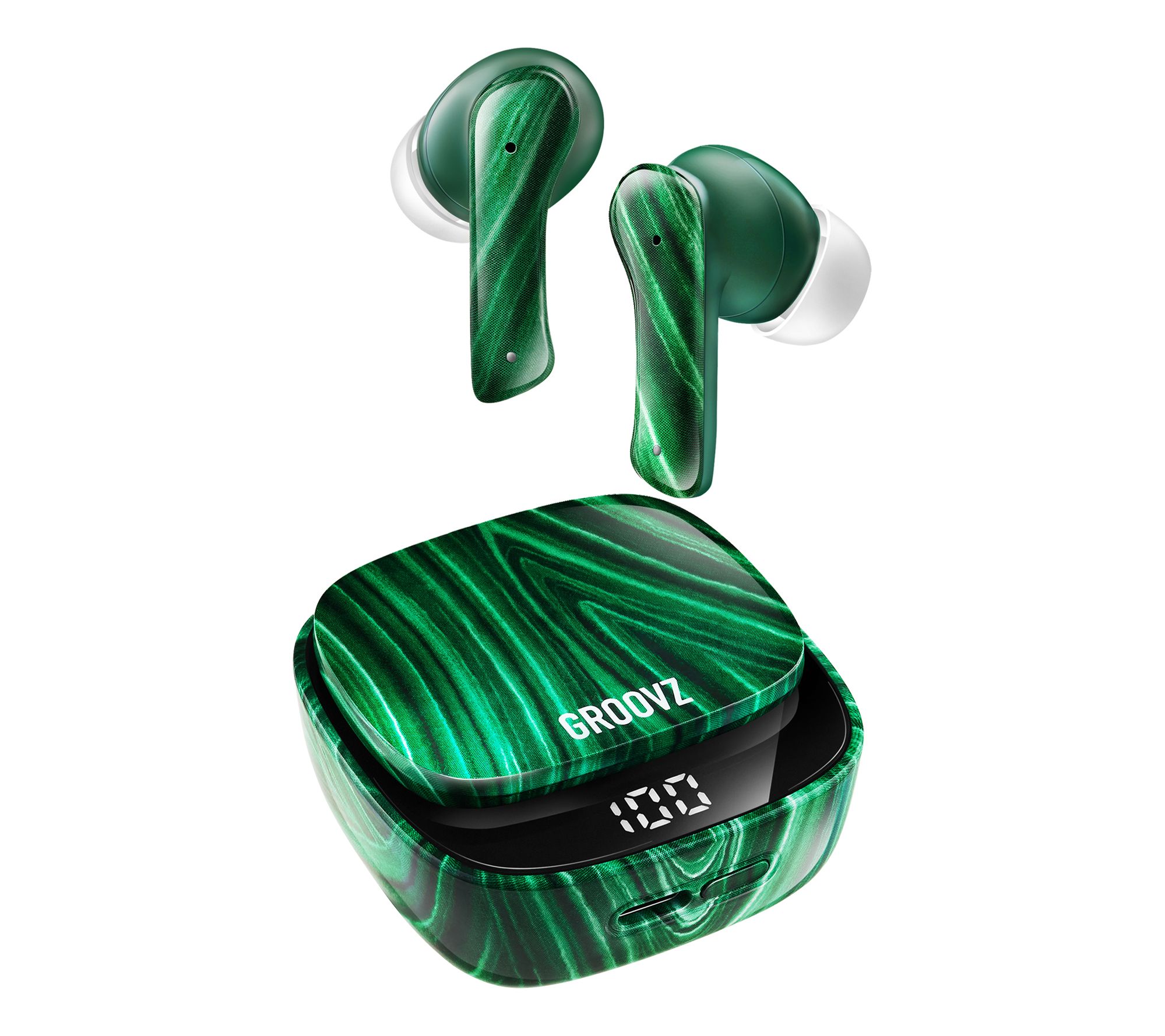 Groovz True Wireless Earbuds with Charging Case