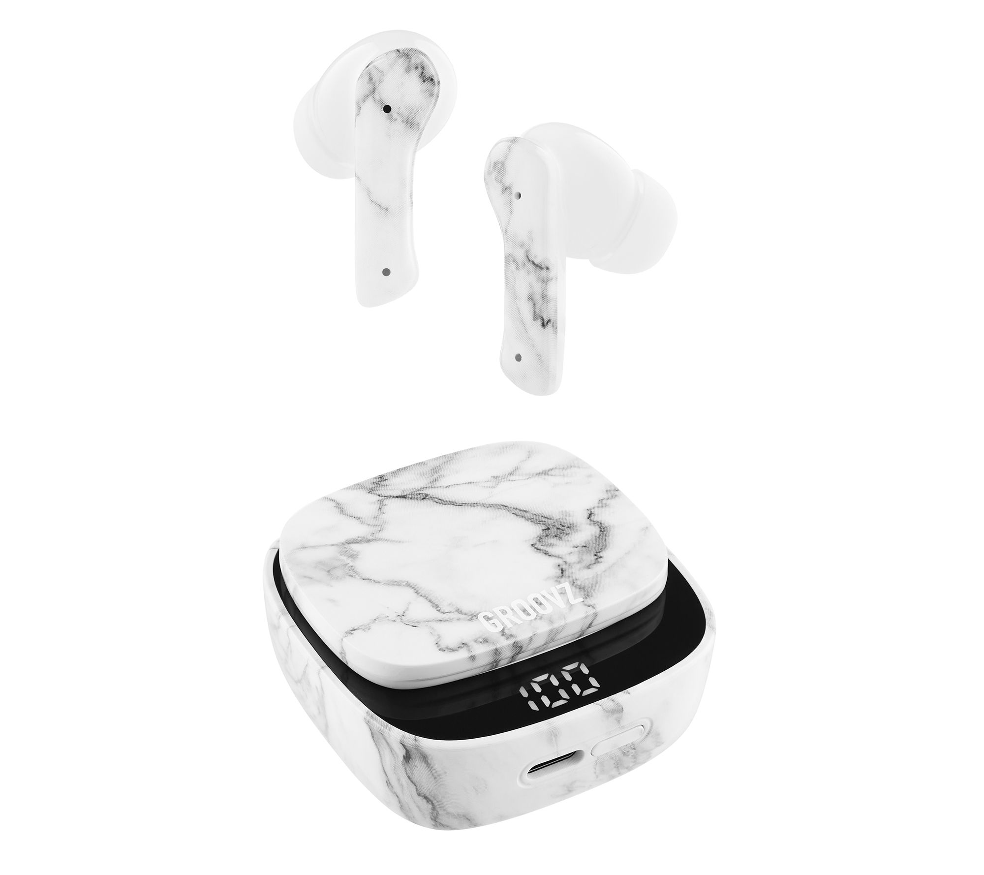 Groovz True Wireless Earbuds with Charging Case