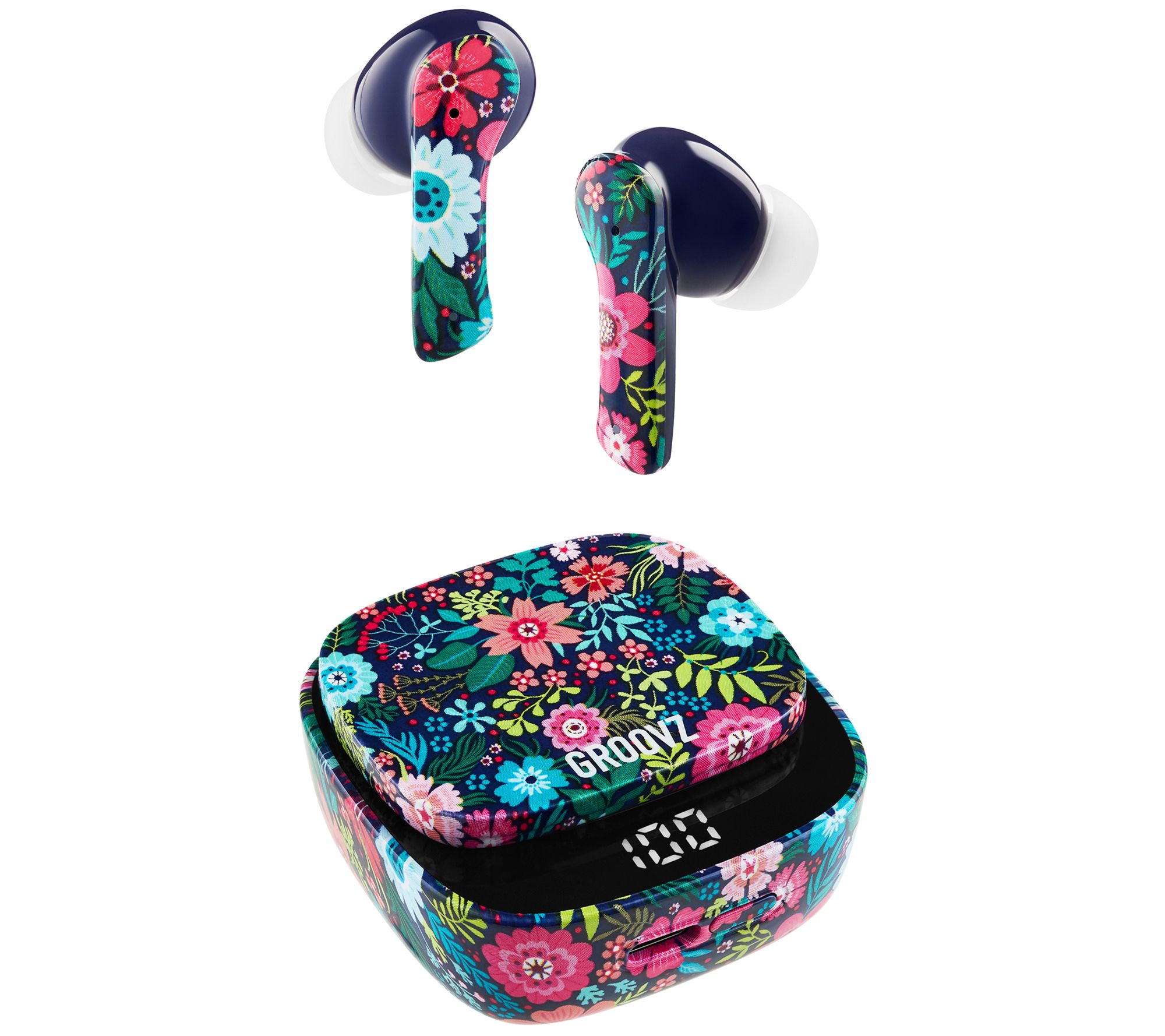 Groovz True Wireless Earbuds with Charging Case